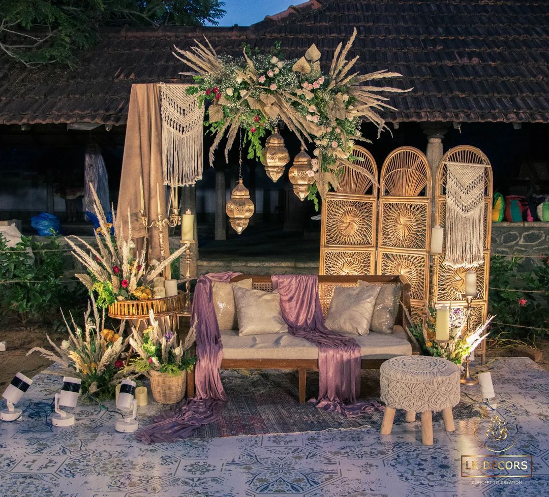 Boho Mehndi Night Mehndi Decor